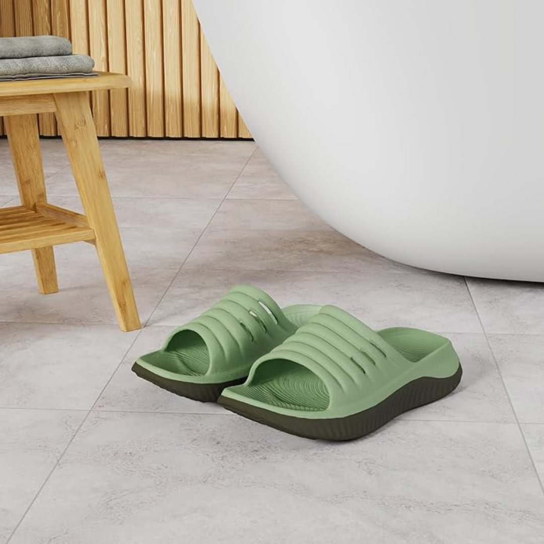 Sandales Orthopédiques avec Semelle Épaisse en EVA et Soutien Biomécanique | olive Green