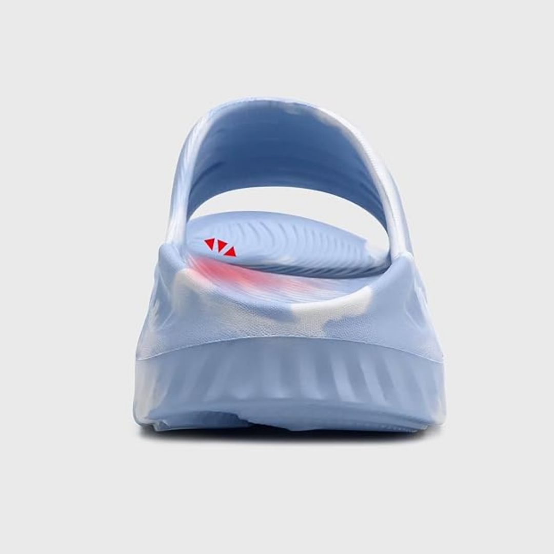 Sandales de Récupération Orthopédiques avec Semelle Épaisse et Soutien Plantaire | Bleu Camouflage